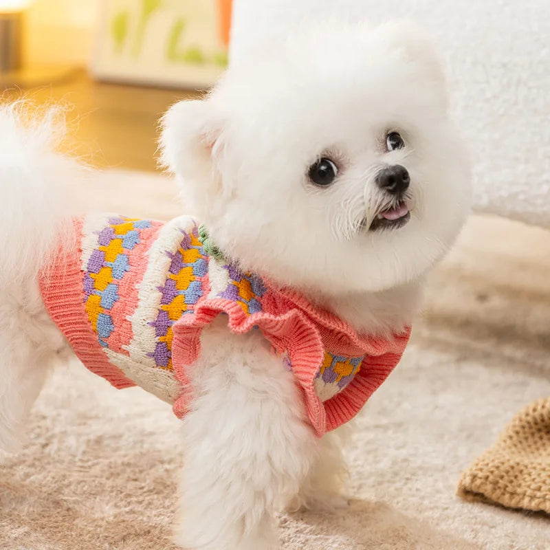 Cozy Turtleneck Knit Sweater for Dogs