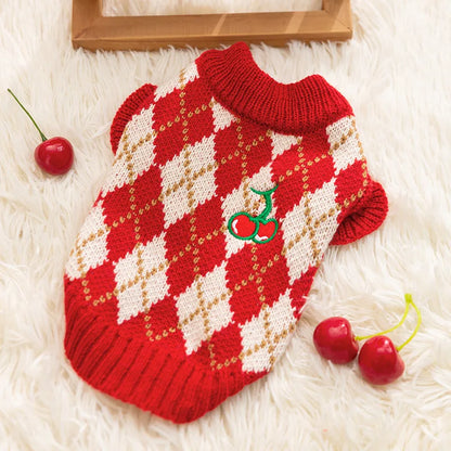 Cozy Turtleneck Knit Sweater for Dogs