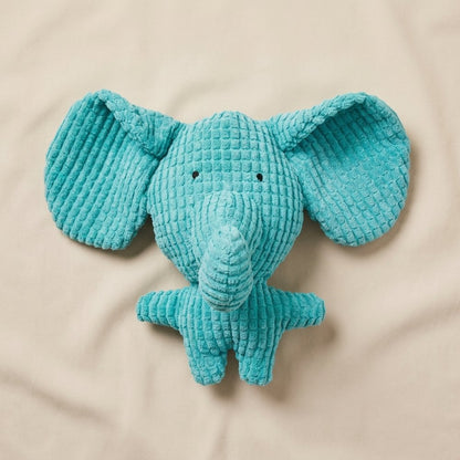 Corduroy Animal Squeaky Plush Toy