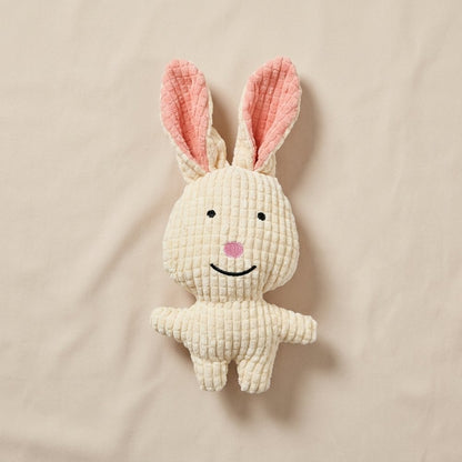 Corduroy Animal Squeaky Plush Toy