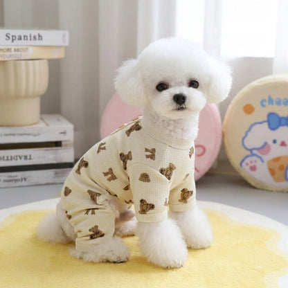 Teddy Bear Print Jumpsuit