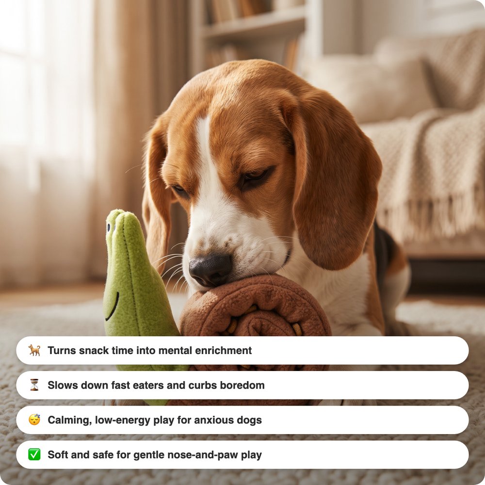 Sniffy Snail Snuffle Toy