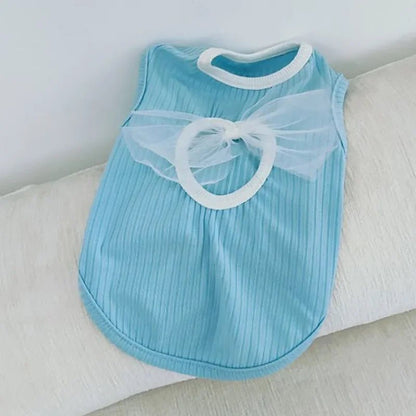 Sheer Bow Cutout Tank