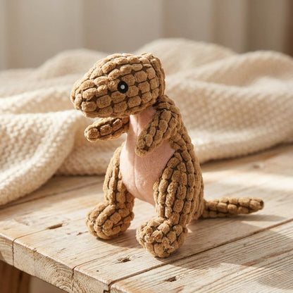 Textured Cord Dino Chew Toy