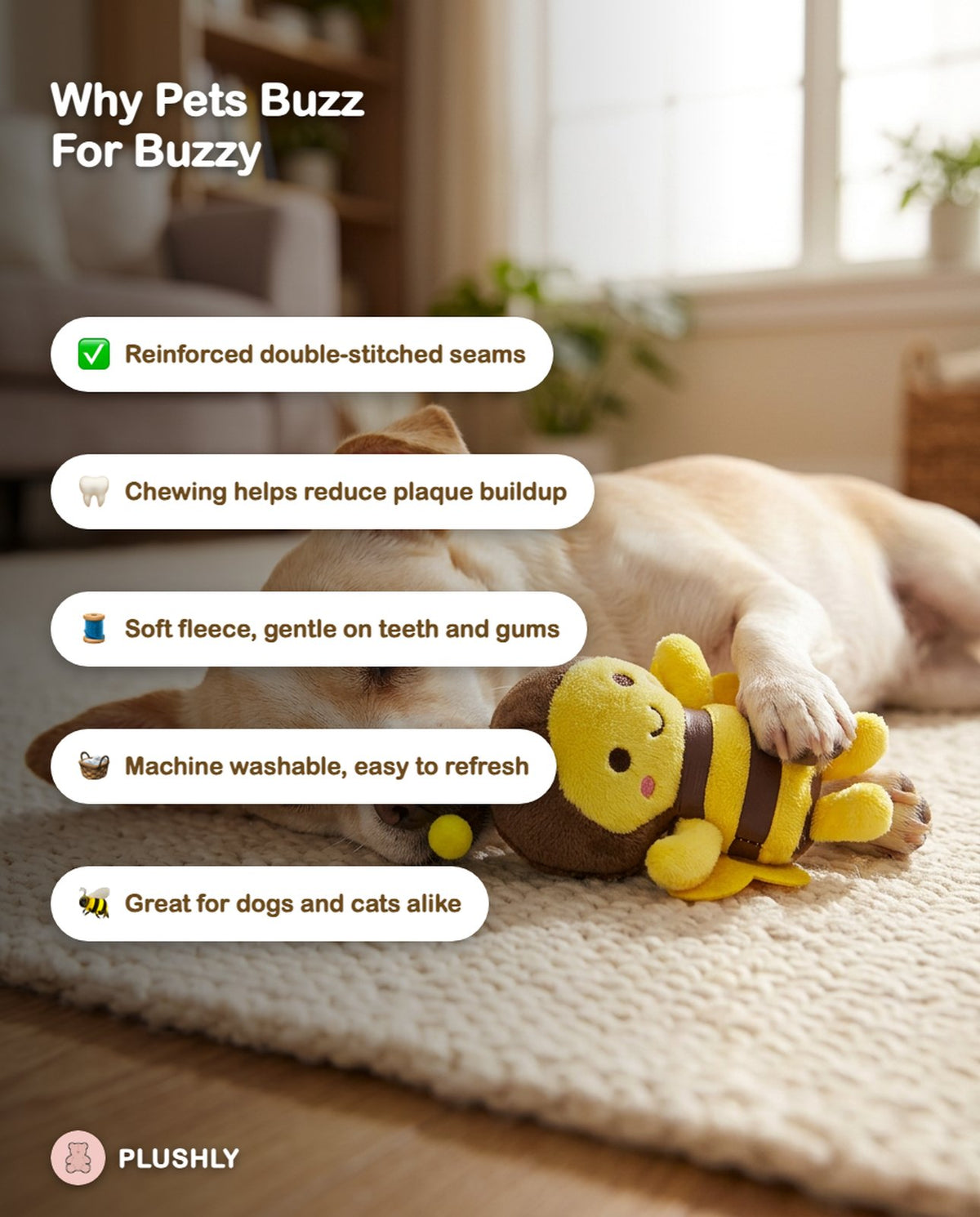 Buzzy the Bee Plush Toy