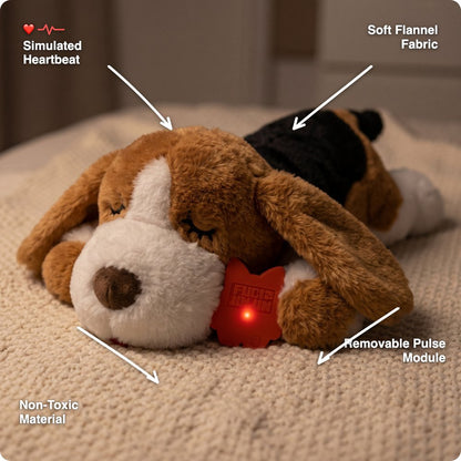 Sleepy Pup Heartbeat Companion