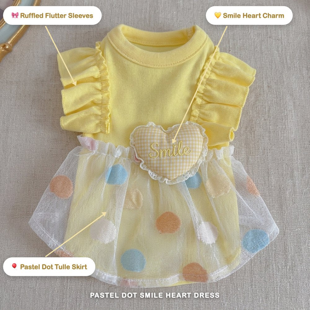 Pastel Dot Smile Heart Dress