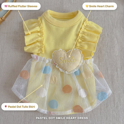 Pastel Dot Smile Heart Dress