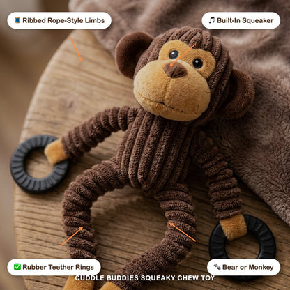 Cuddle Buddies Squeaky Chew Toy
