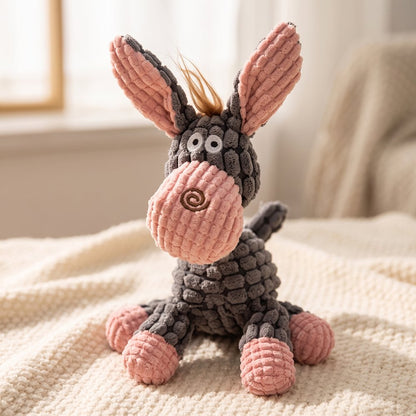 Squeaky Donkey Plush