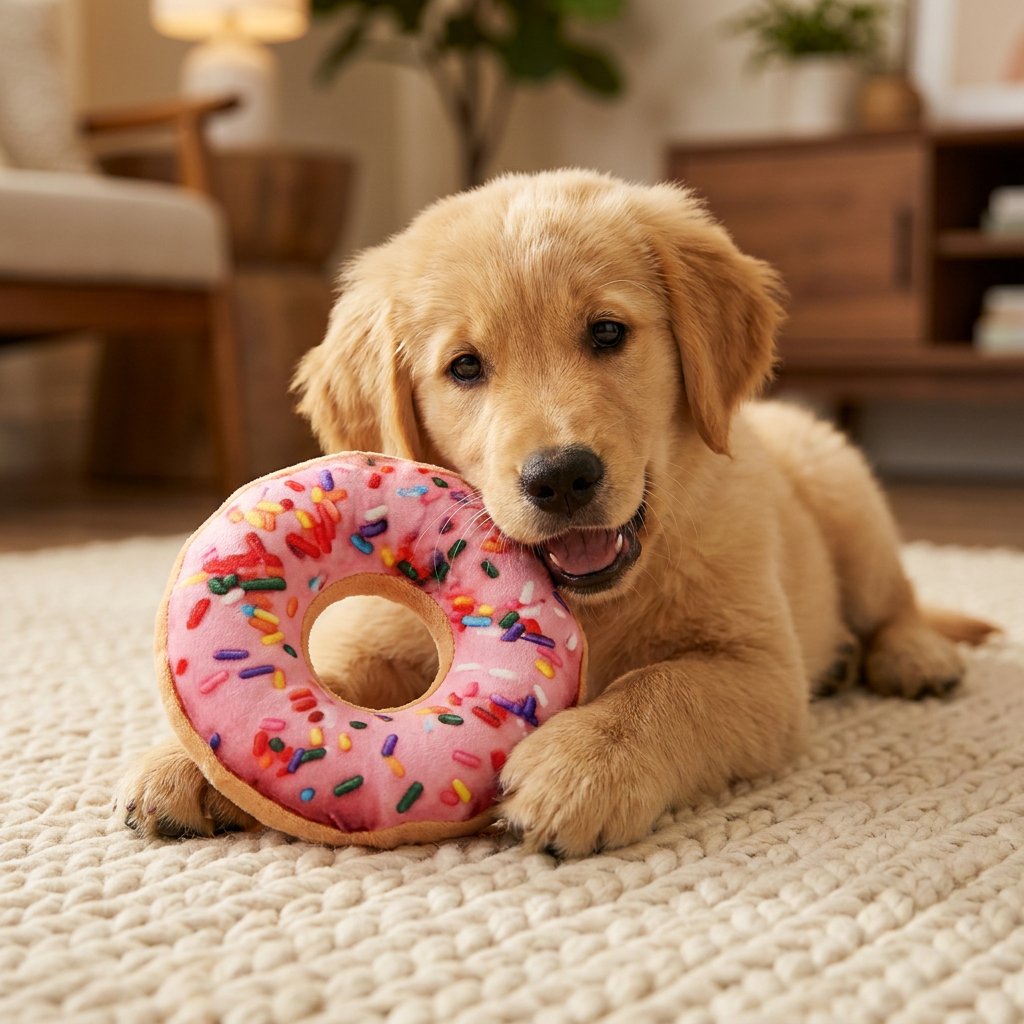 Foodie Squeaky Plush Toy for Dogs