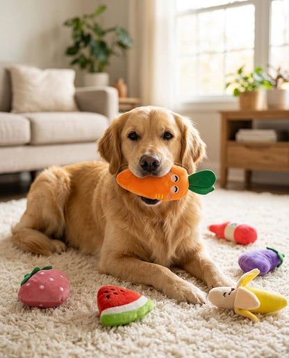 Garden Harvest Squeaky Chew Pack