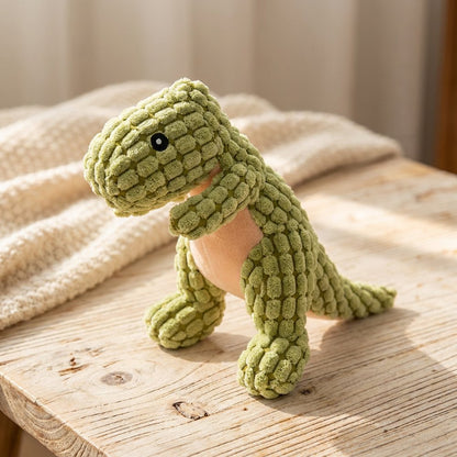 Textured Cord Dino Chew Toy