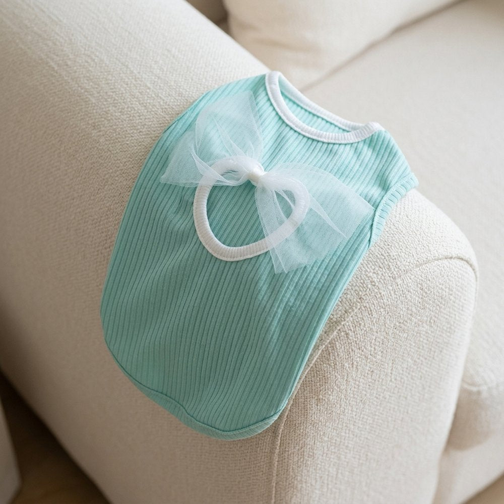 Sheer Bow Cutout Tank