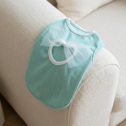 Sheer Bow Cutout Tank