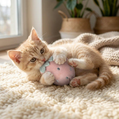 Fruit Friends Cat Kicker Toy