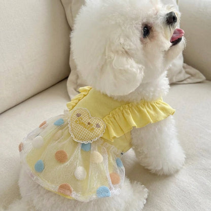 Pastel Dot Smile Heart Dress