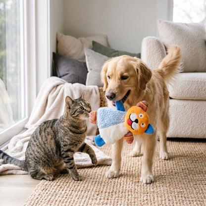 Crinkle Buddies Squeaky Plush