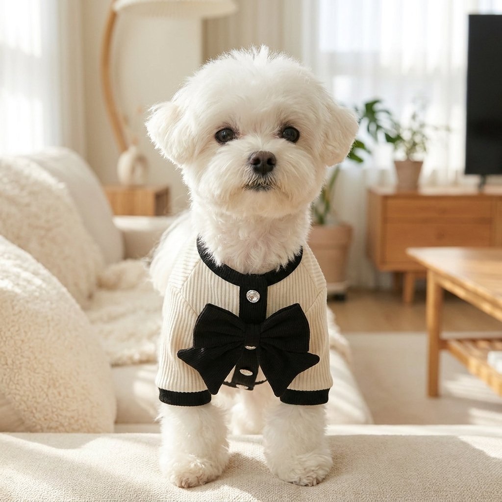 Chic Bow Tulle Party Dress for Dogs
