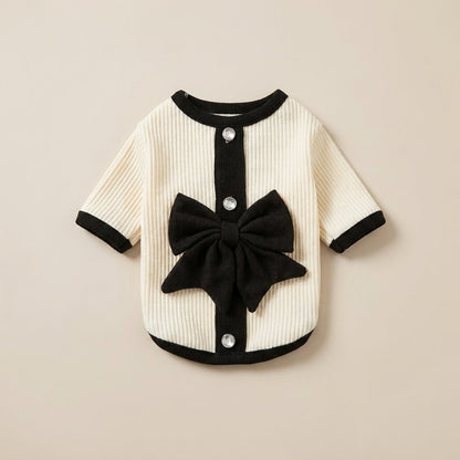 Chic Bow Tulle Party Dress for Dogs