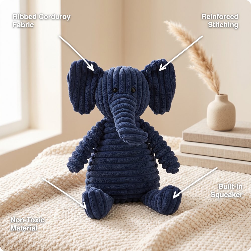 Squeaky Molar Plush