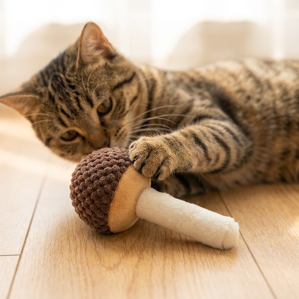 Mushroom Catnip & Silvervine Cat Toy