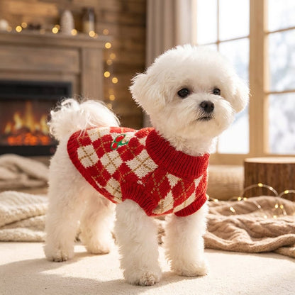 Cozy Turtleneck Knit Sweater for Dogs