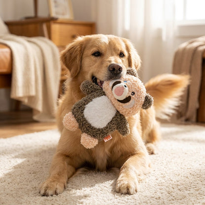Cuddly Squeaky Plush Companion Toy