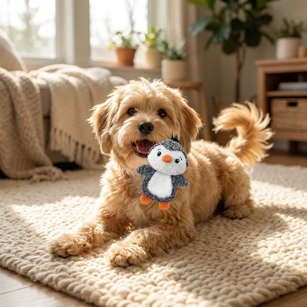 Cuddly Squeaky Plush Companion Toy