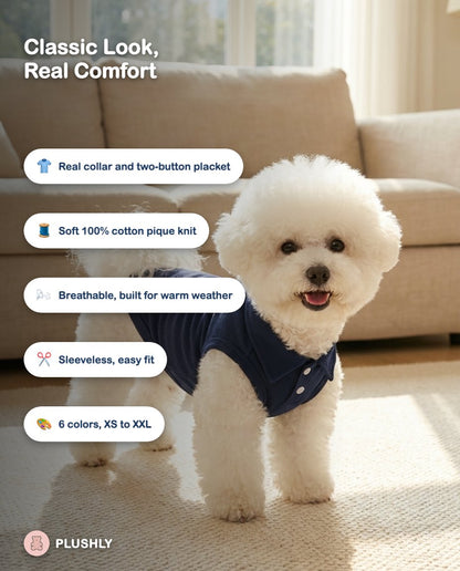 Classic Polo Shirt for Dogs