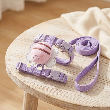Adjustable Bee Cat Harness & Leash Set