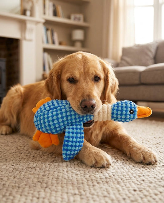 Quackers the Tough-Chew Duck Plush