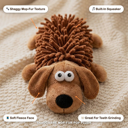 Shaggy the Mop-Fur Pup Plush