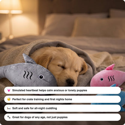 Shark Heartbeat Snuggle Buddy