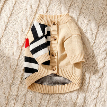 Heritage Knit Cardigan Sweater for Dogs