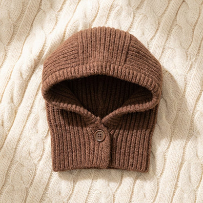 Cozy Knit Hood Scarf for Dogs