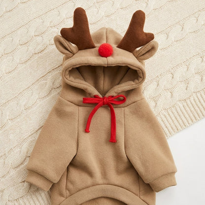 Rudolph Reindeer Costume Hoodie for Dogs