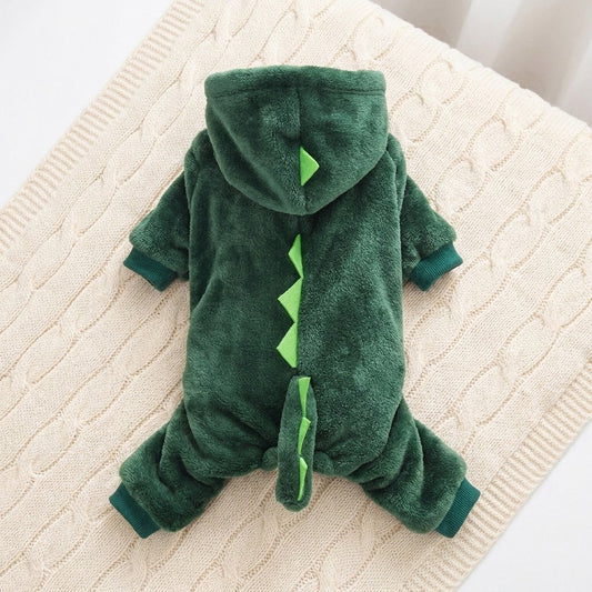 Spiky Dino Costume Onesie for Dogs