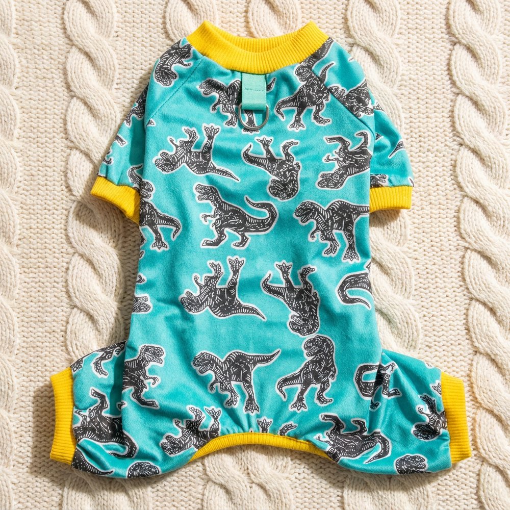 Dino Print Stretch Pajamas for Dogs