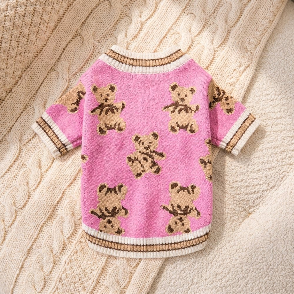 Heritage Knit Cardigan Sweater for Dogs
