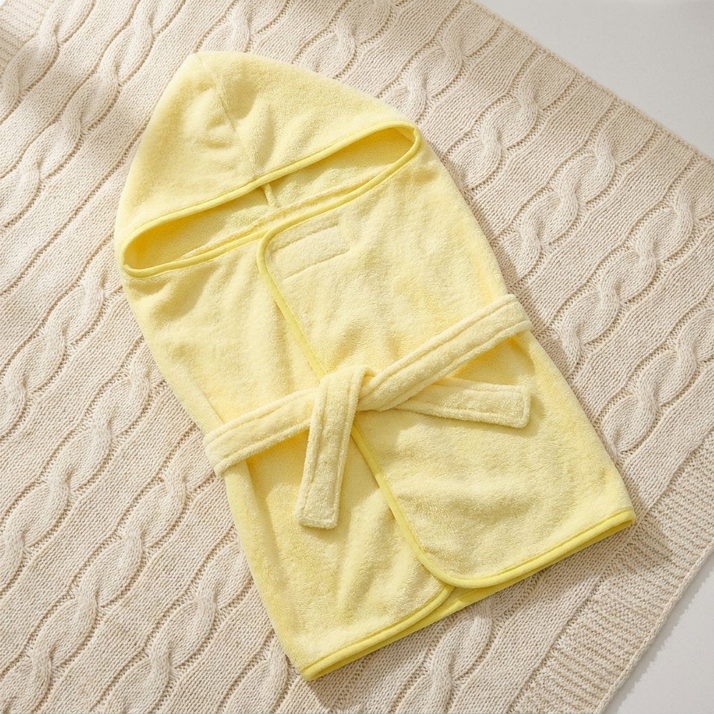 Quick-Dry Hooded Bath Robe for Dogs