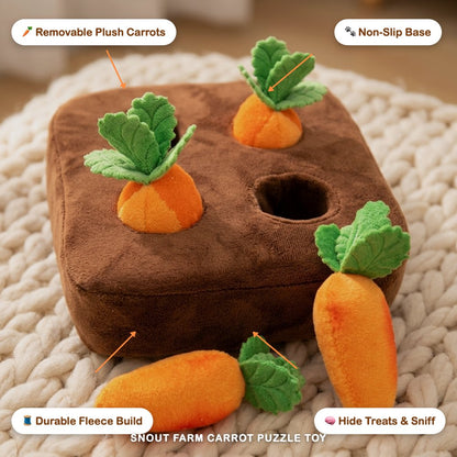 Snout Farm Carrot Puzzle Toy