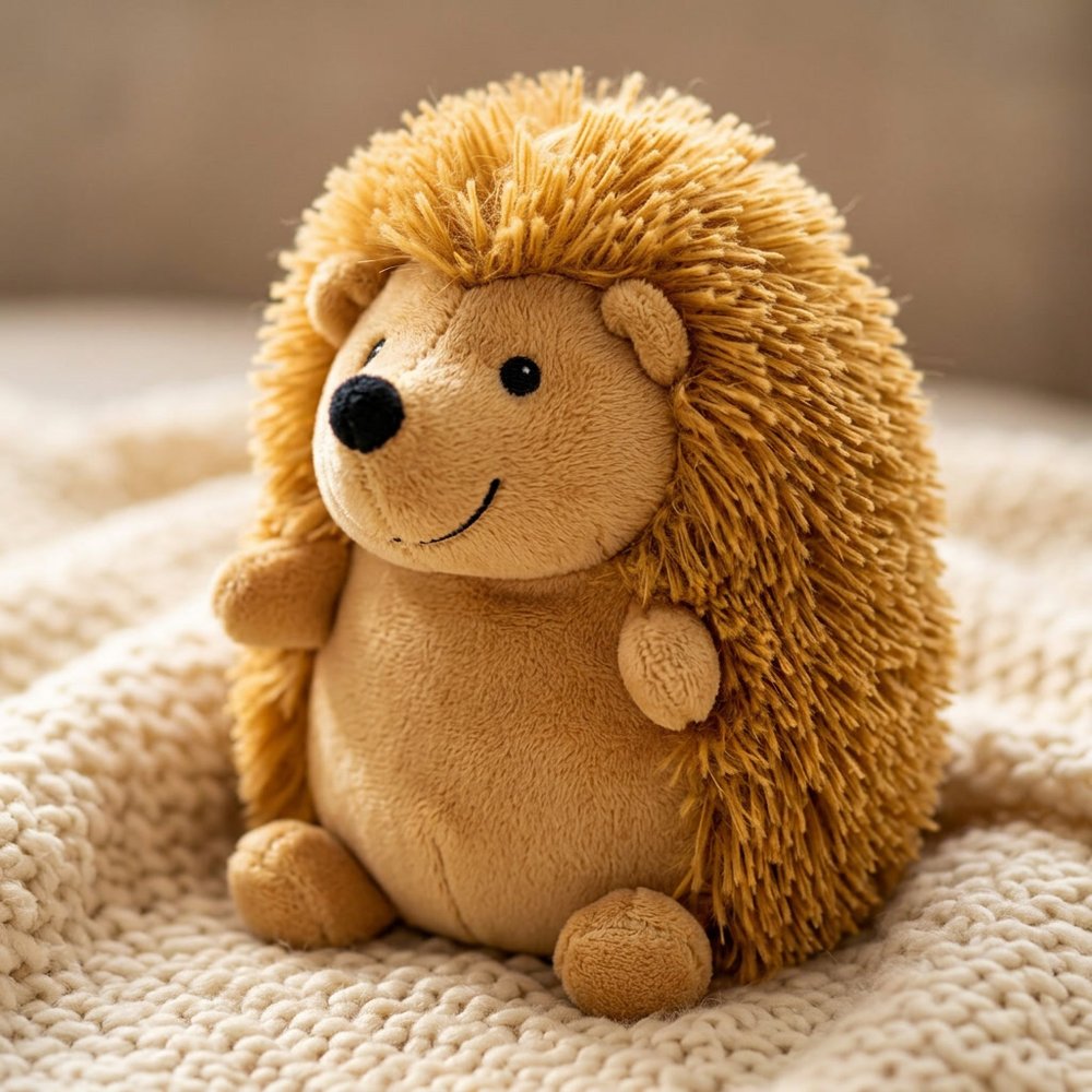 Spike the Squeaky Hedgehog Plush