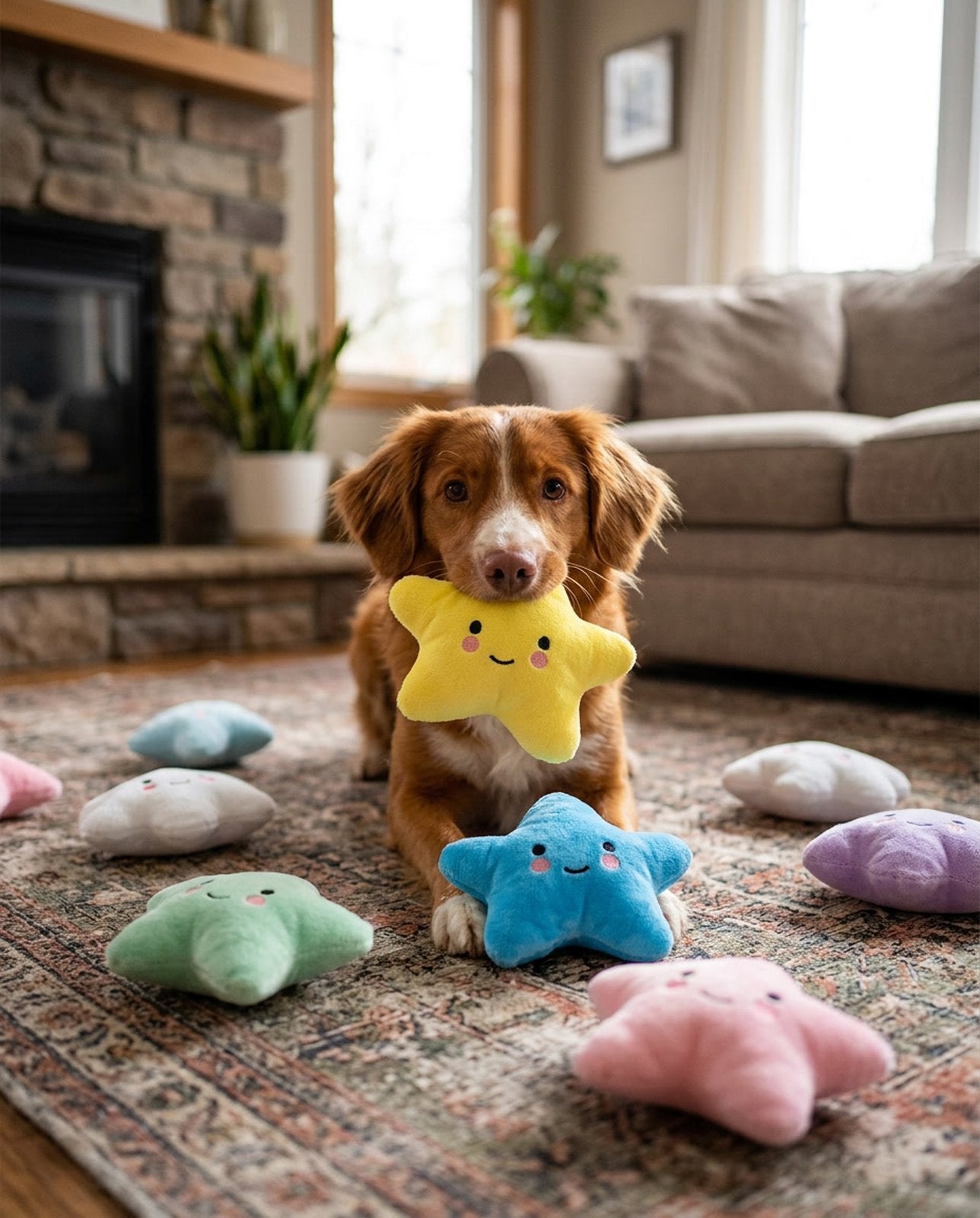 Starry Skies Squeaky Plush