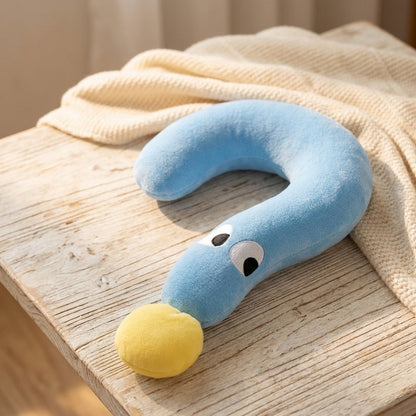 U-Shaped Neck Pillow — Cozy Sleep Cushion for Dogs & Cats