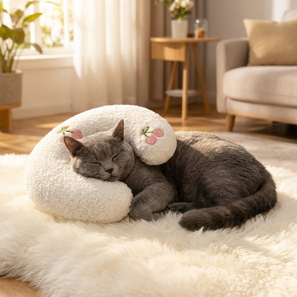 Cozy U-Shaped Pet Neck Pillow