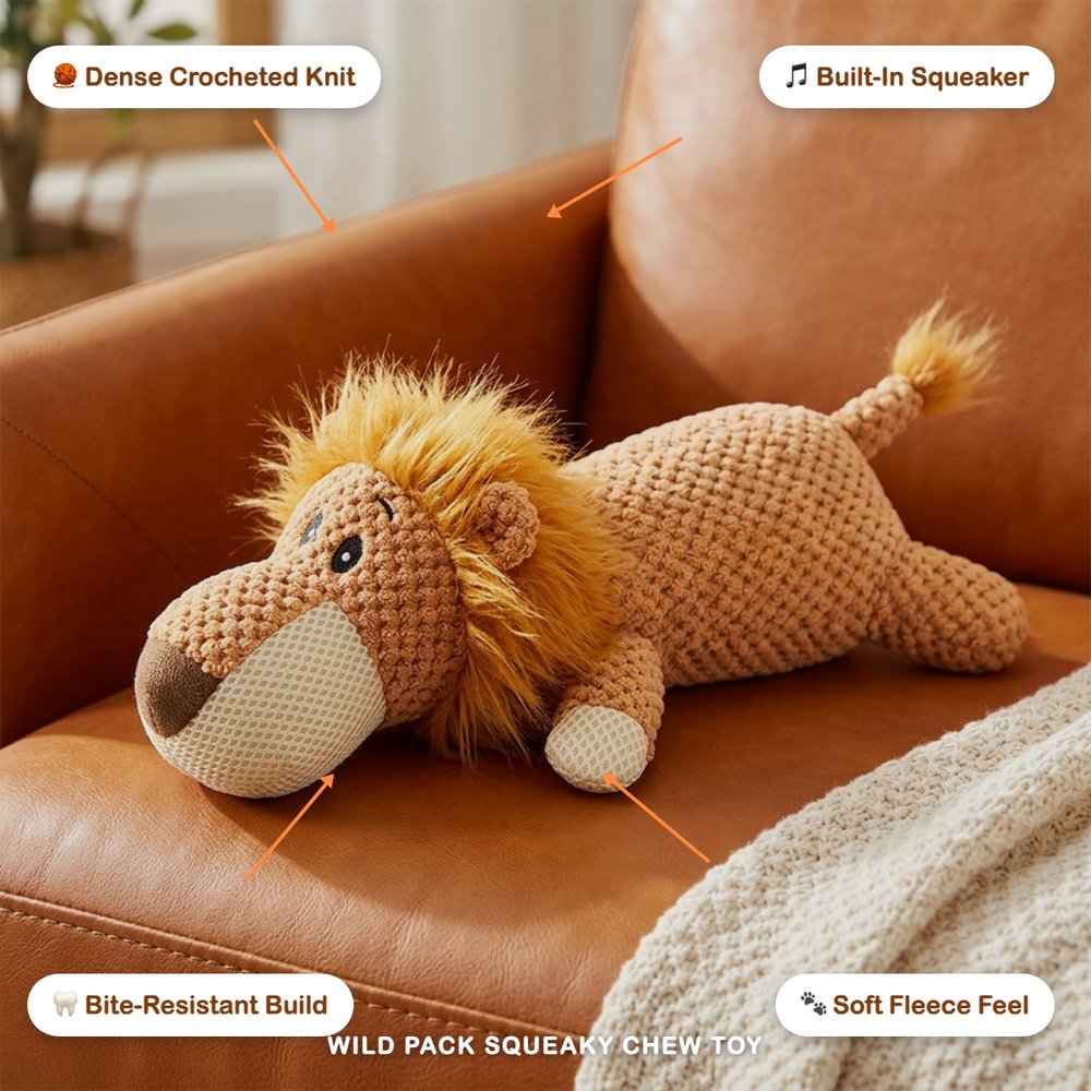 Wild Pack Squeaky Chew Toy