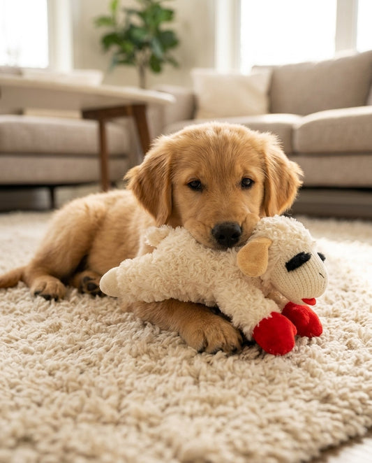 Wooly the Squeaky Lamb Plush