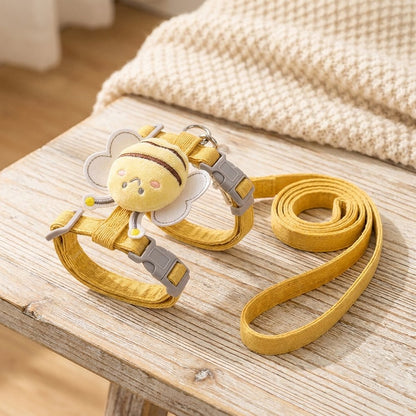 Adjustable Bee Cat Harness & Leash Set