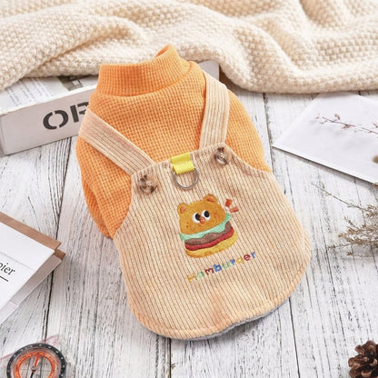 Hamburger Bear Jumper Dress